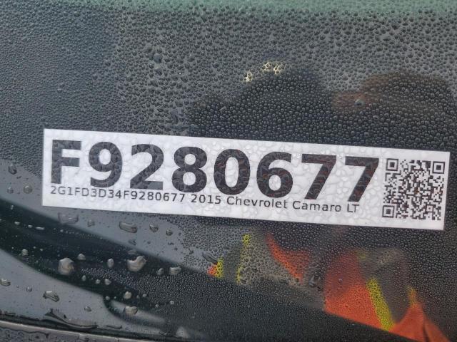 2015 CHEVROLET CAMARO LT - 2G1FD3D34F9280677