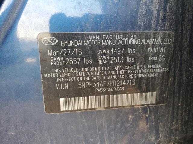 VIN 5NPE34AF7FH214213 2015 HYUNDAI SONATA no.12