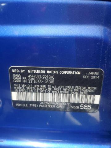 2015 MITSUBISHI LANCER EVO JA32W8FVXFU011872