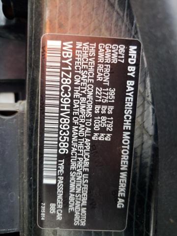 VIN WBY1Z8C39HV893586 2017 BMW I3, Rex no.14