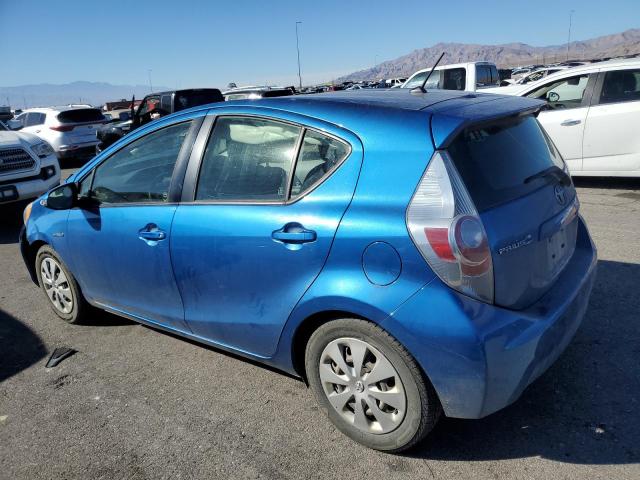 TOYOTA PRIUS C 2014 blue  hybrid engine JTDKDTB31E1572301 photo #3