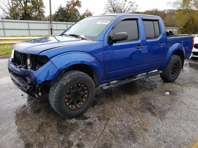 NISSAN FRONTIER S 2015 blue crew pic gas 1N6AD0EVXFN713042 photo #1