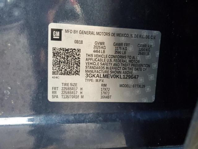 2019 GMC TERRAIN SL - 3GKALMEV0KL129647