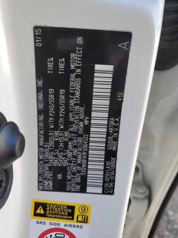 2015 TOYOTA HIGHLANDER - 5TDYKRFH1FS064522