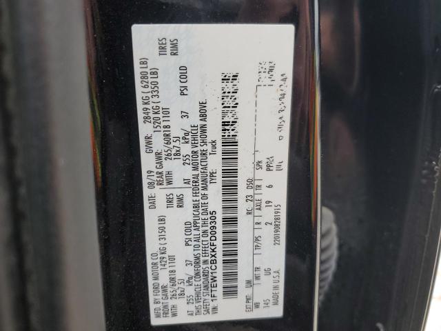 2019 FORD F150 SUPER - 1FTEW1CBXKFD09305
