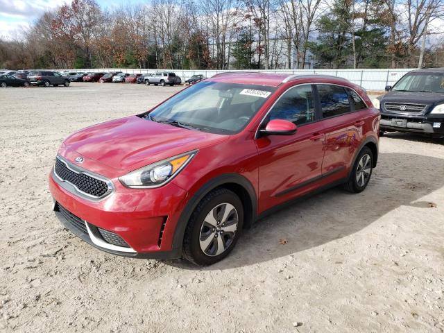 KIA NIRO FE 2017 red  hybrid engine KNDCB3LC5H5084040 photo #1