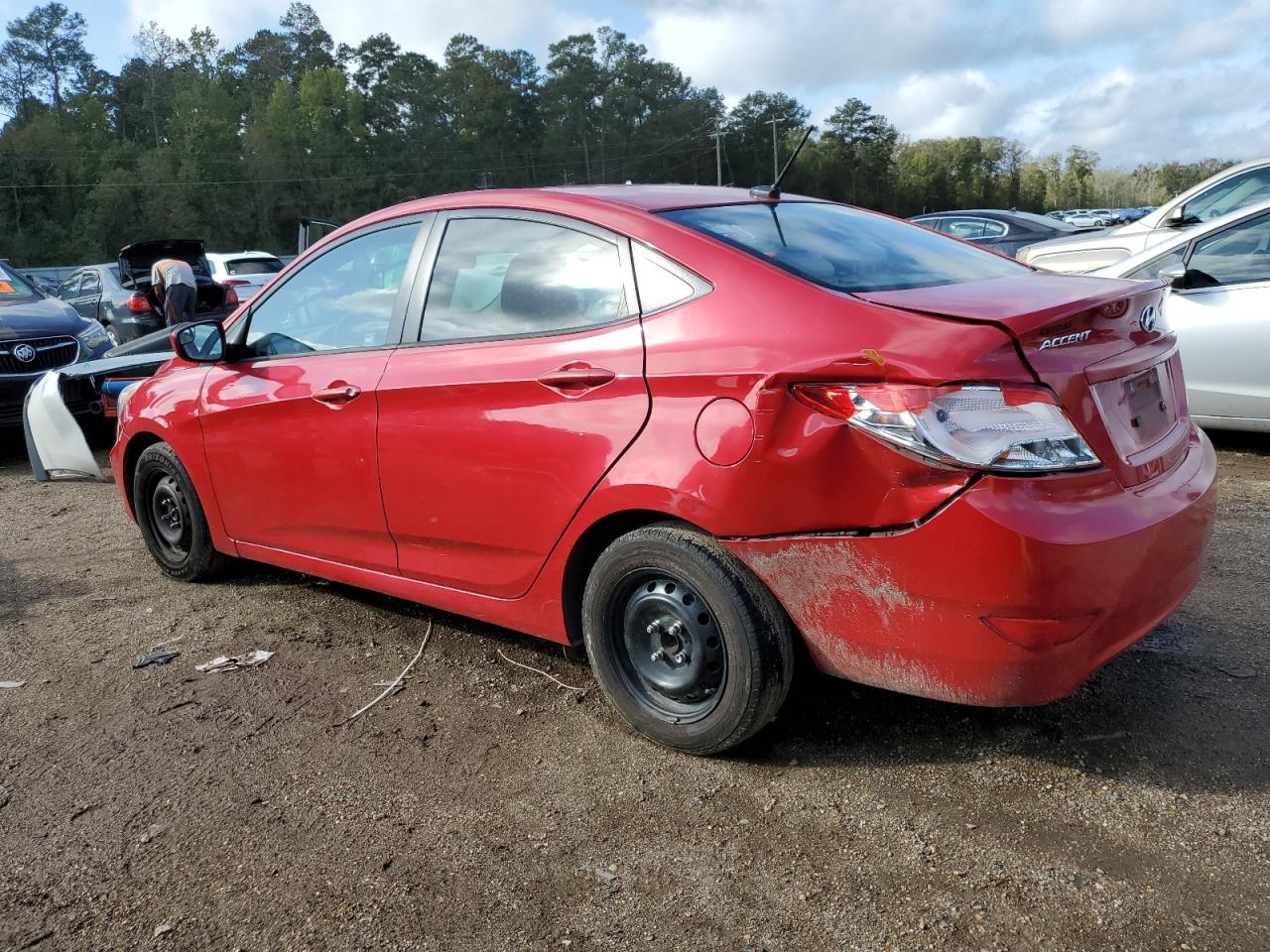 Lot #3025967959 2015 HYUNDAI ACCENT GLS