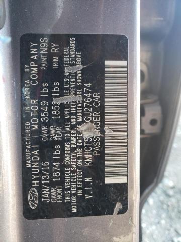 2016 HYUNDAI ACCENT SE - KMHCT5AE5GU276474