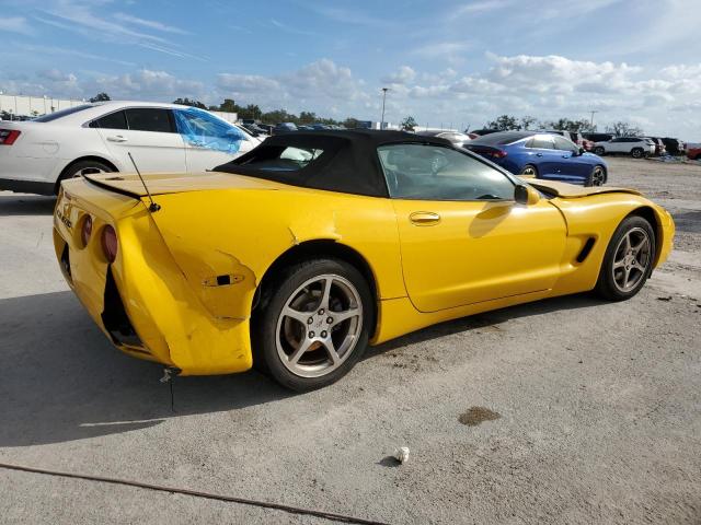 CHEVROLET CORVETTE 2003 yellow  gas 1G1YY32G335125906 photo #4