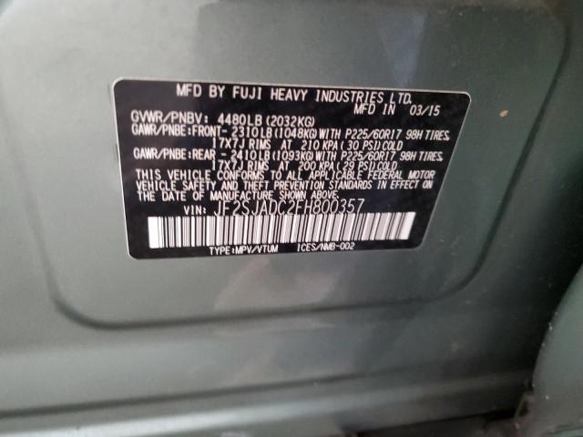 2015 SUBARU FORESTER JF2SJADC2FH800357