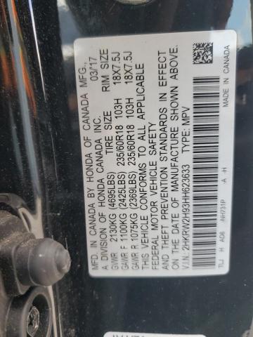 2017 HONDA CR-V TOURI - 2HKRW2H93HH623633