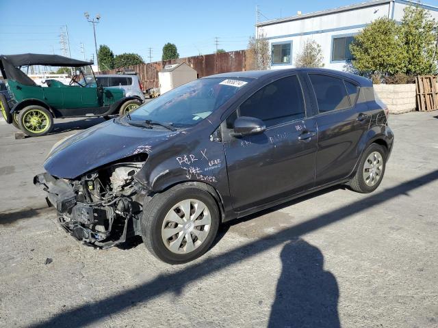 TOYOTA PRIUS C 2013 gray  hybrid engine JTDKDTB33D1534681 photo #1