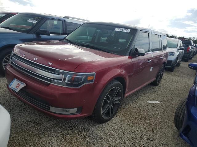 FORD FLEX LIMIT 2014 red  gas 2FMGK5D86EBD16106 photo #1