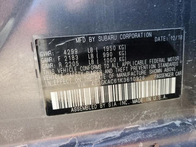 2019 SUBARU IMPREZ 4S3GKAC61K3610926