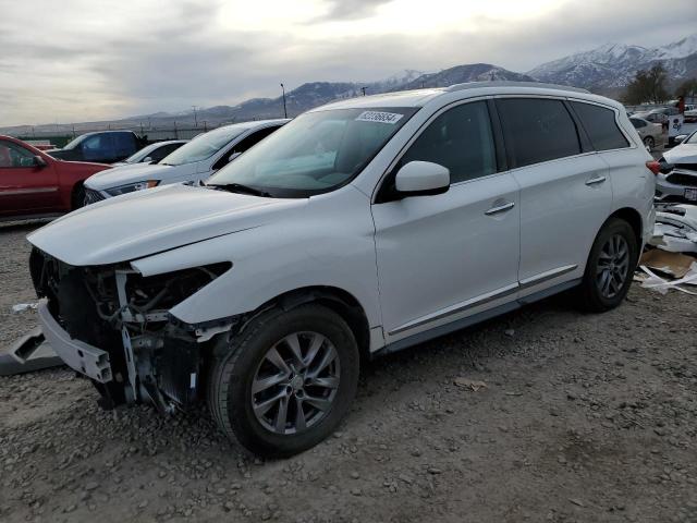 INFINITI JX35 2013 white 4dr spor gas 5N1AL0MM4DC350935 photo #1