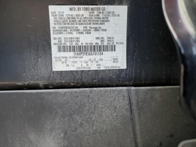 2016 FORD TAURUS LIM - 1FAHP2F85GG101534