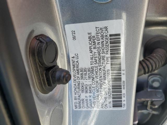 VIN 19XZE4F5XNE015879 2022 HONDA INSIGHT no.12