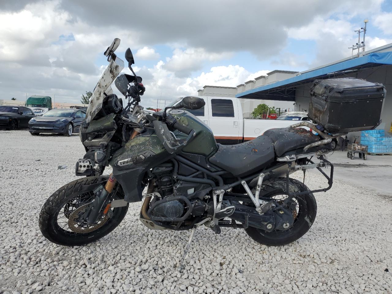 Lot #3027013842 2014 TRIUMPH MOTORCYCLE EXPLORER