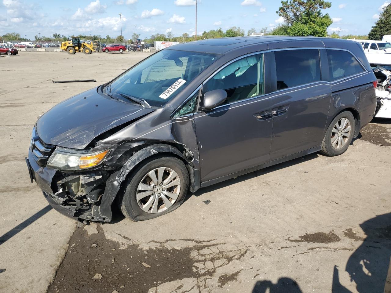 Lot #3006242456 2014 HONDA ODYSSEY EX