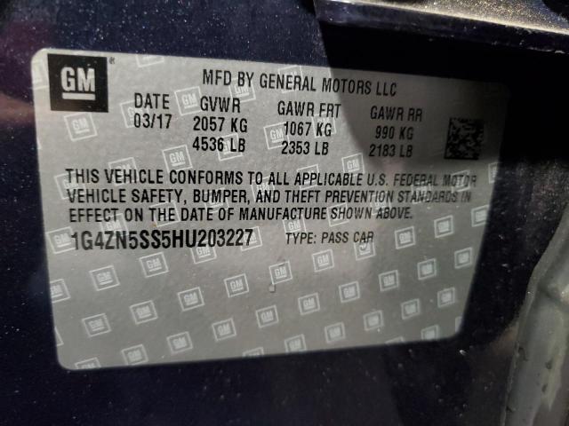 2017 BUICK LACROSSE P - 1G4ZN5SS5HU203227