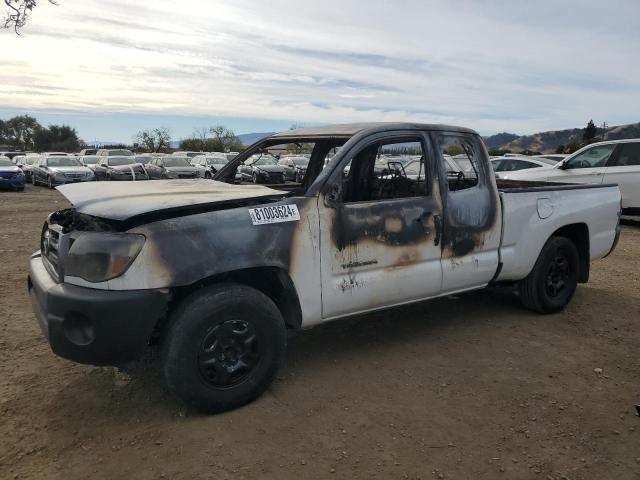 TOYOTA TACOMA ACC 2010 white club cab gas 5TETX4CN6AZ677448 photo #1