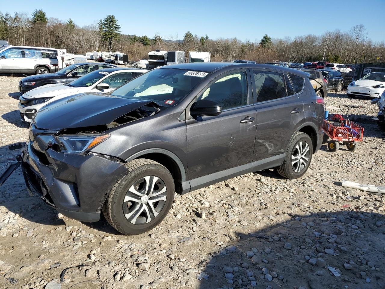 Lot #2989262711 2018 TOYOTA RAV4 LE