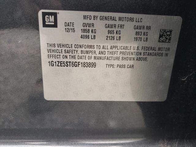 2016 CHEVROLET MALIBU LT - 1G1ZE5ST6GF183899