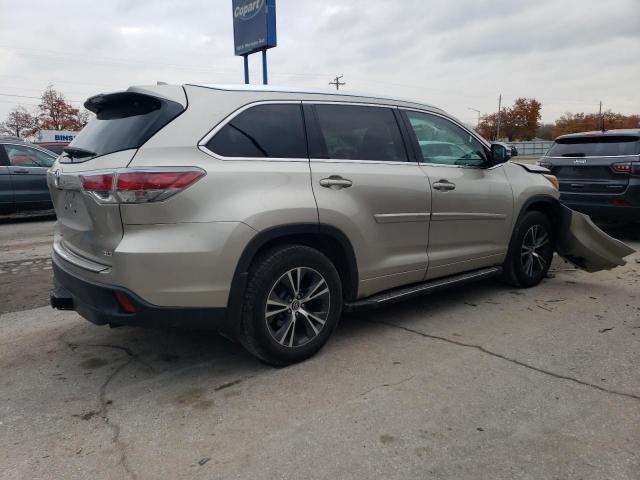 TOYOTA HIGHLANDER 2016 gold  gas 5TDKKRFH9GS500198 photo #4