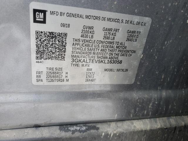 2019 GMC TERRAIN SL - 3GKALTEV5KL163058