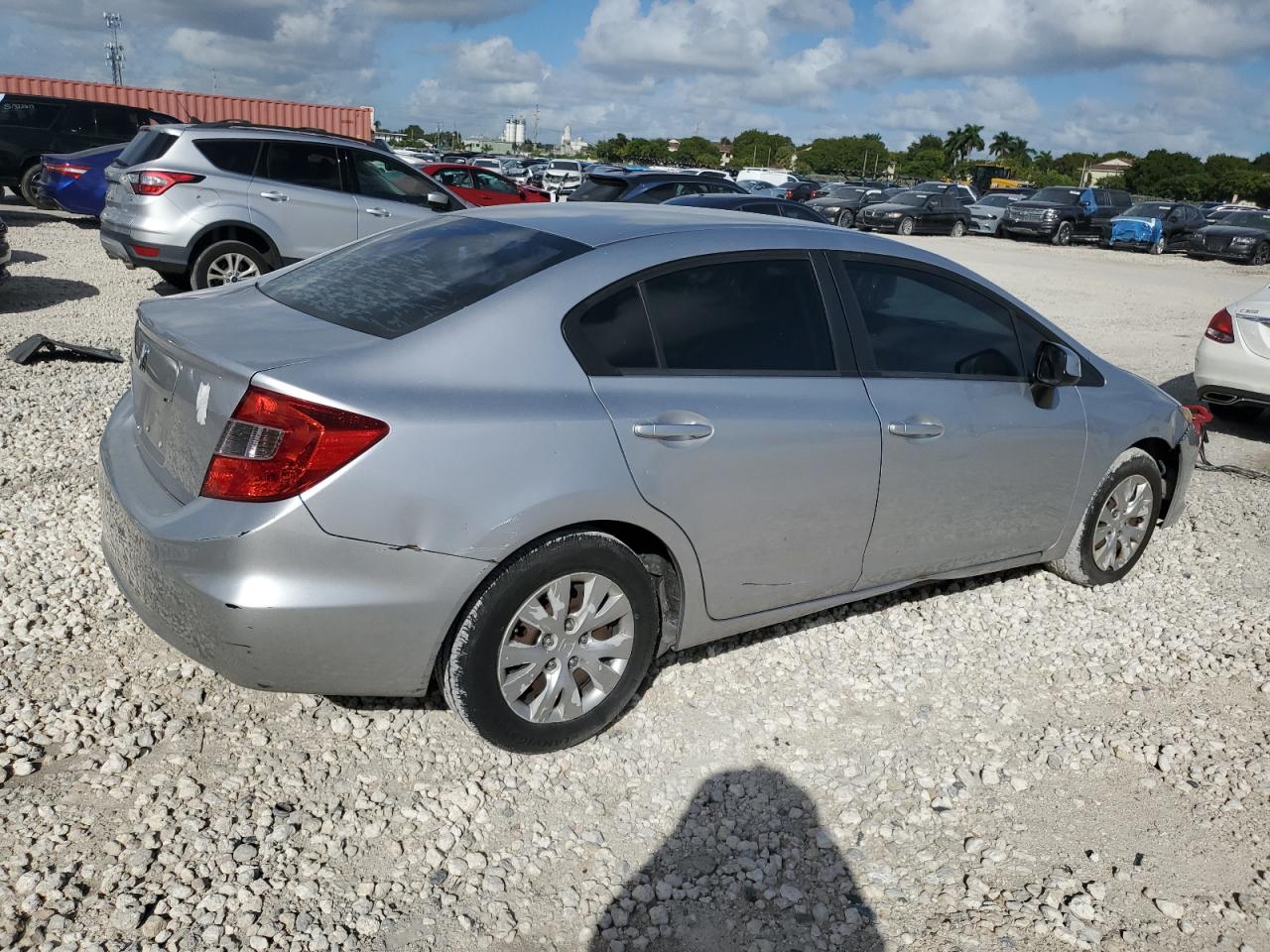 Lot #2962082153 2012 HONDA CIVIC LX