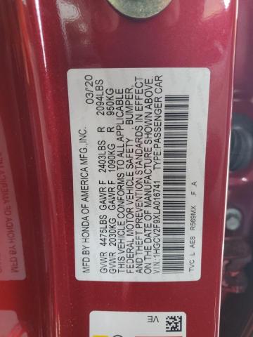 2020 HONDA ACCORD TOU - 1HGCV2F9XLA016741