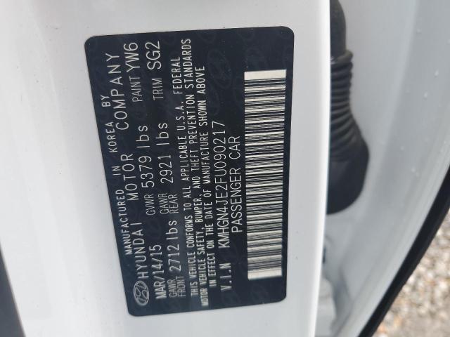2015 HYUNDAI GENESIS 3. - KMHGN4JE2FU090217