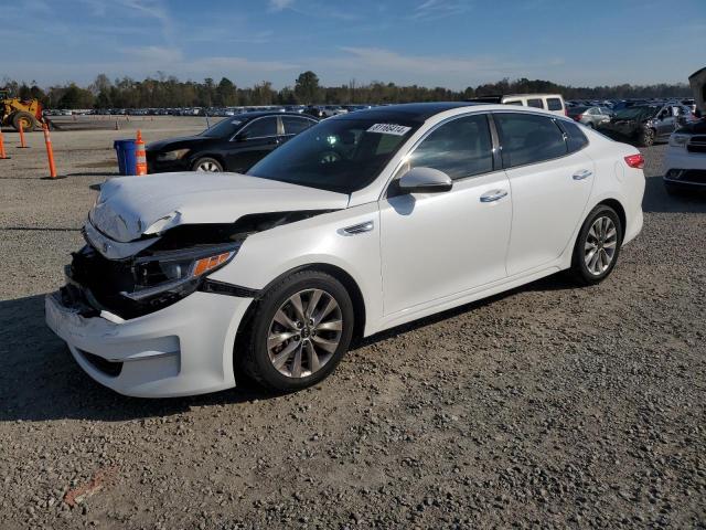 KIA OPTIMA EX 2016 white  gas 5XXGU4L35GG039790 photo #1