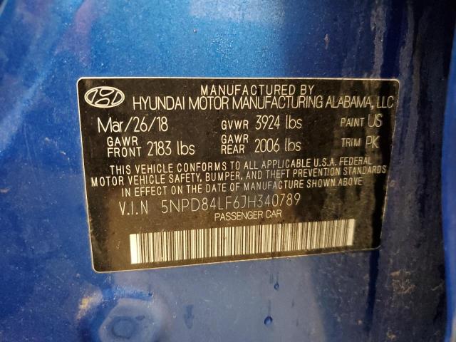 2018 HYUNDAI ELANTRA SE - 5NPD84LF6JH340789