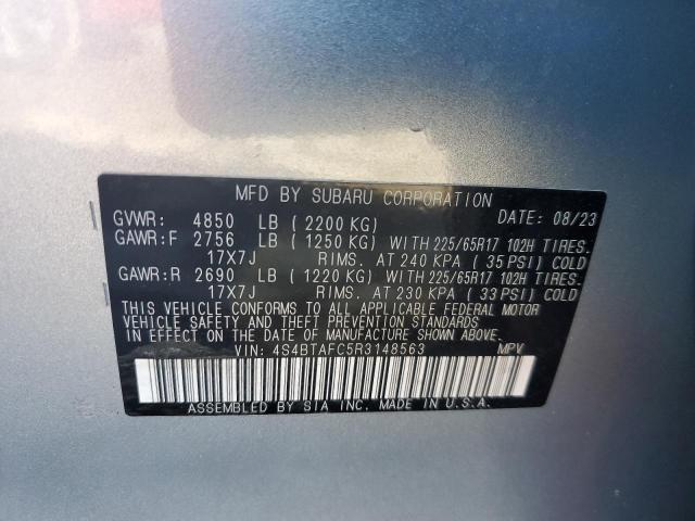 2024 SUBARU OUTBACK PR - 4S4BTAFC5R3148563