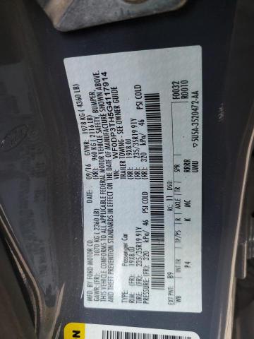 2016 FORD FOCUS RS WF0DP3TH5G4117914