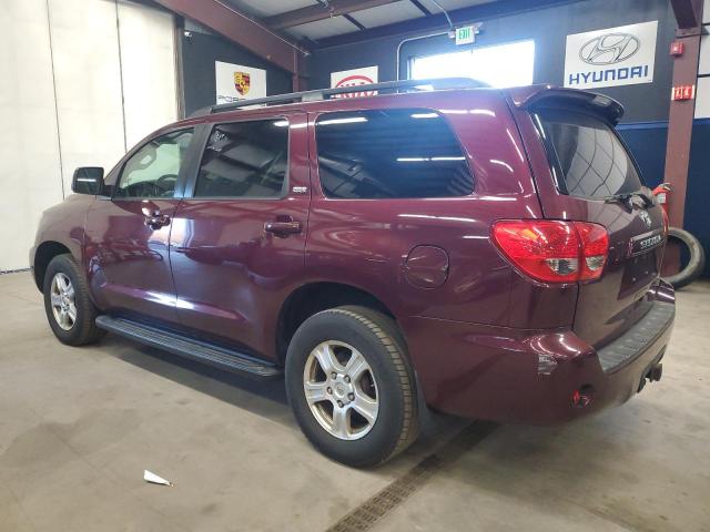 TOYOTA SEQUOIA SR 2011 burgundy 4dr spor gas 5TDBY5G10BS049549 photo #3