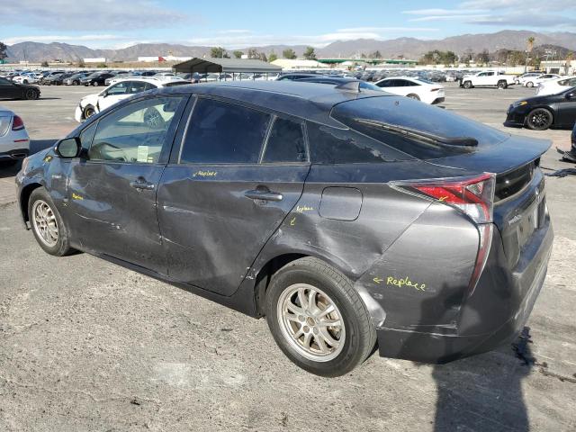 TOYOTA PRIUS 2016 gray hatchbac hybrid engine JTDKBRFU4G3010461 photo #3