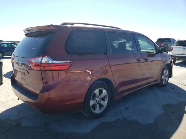 TOYOTA SIENNA LE 2018 red  gas 5TDKZ3DC4JS927053 photo #4