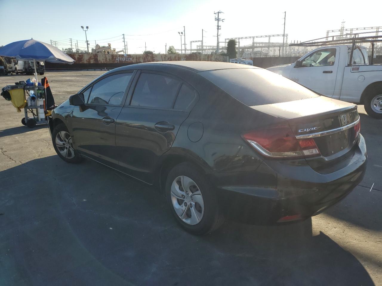 Lot #3026279257 2014 HONDA CIVIC LX