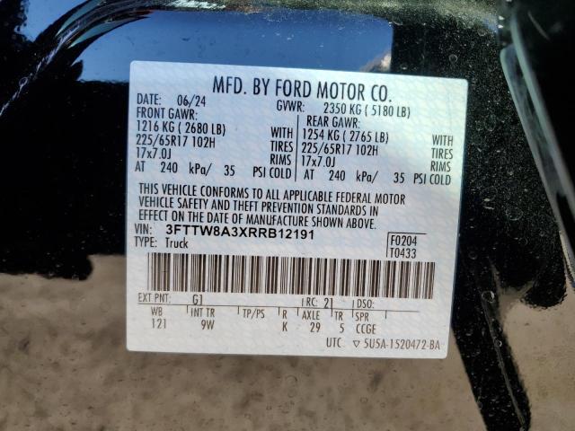 2024 FORD MAVERICK X - 3FTTW8A3XRRB12191