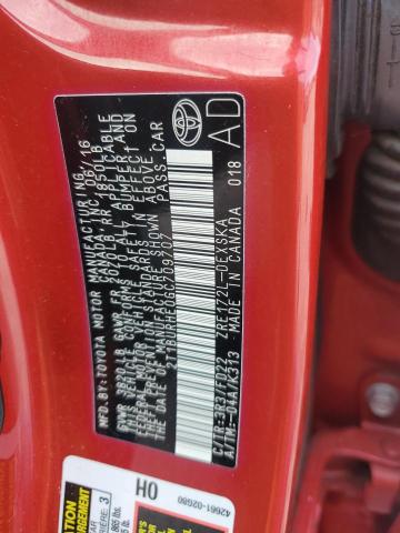 2016 TOYOTA COROLLA L - 2T1BURHE0GC709707
