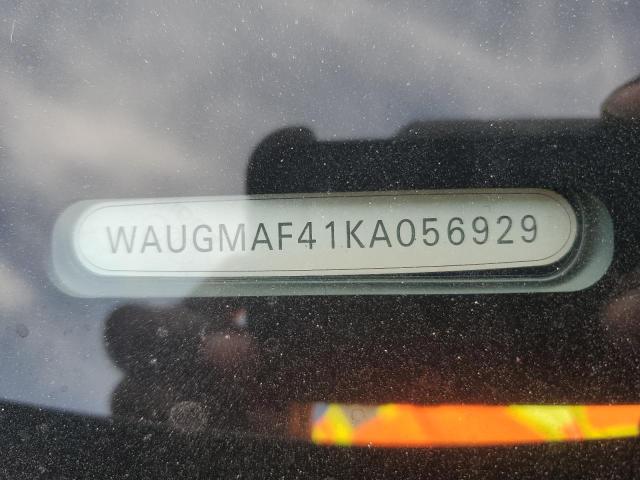 VIN WAUGMAF41KA056929 2019 AUDI A4 no.12