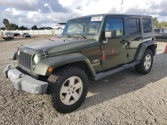 JEEP WRANGLER U 2008 green  gas 1J4GA59188L618658 photo #1