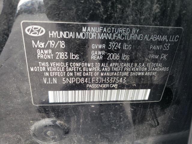 2018 HYUNDAI ELANTRA SE - 5NPD84LF3JH337543