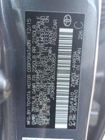 2016 TOYOTA PRIUS - JTDKBRFU8G3500854