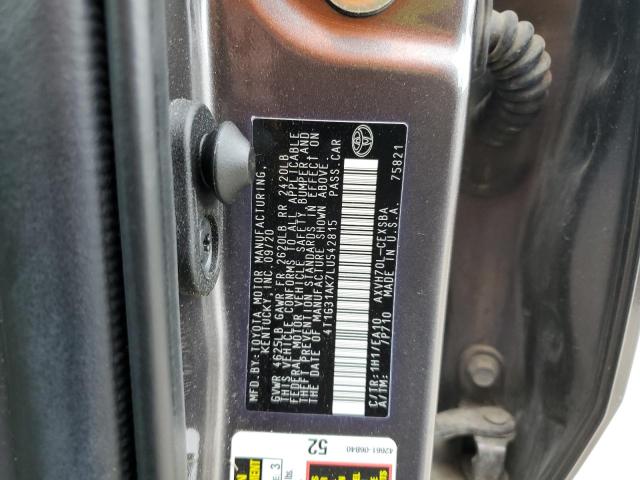 2020 TOYOTA CAMRY SE - 4T1G31AK7LU542815