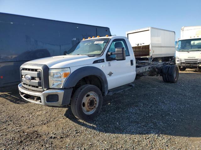 FORD F550 SUPER 2014 white chassis diesel 1FDUF5GTXEEA62220 photo #1