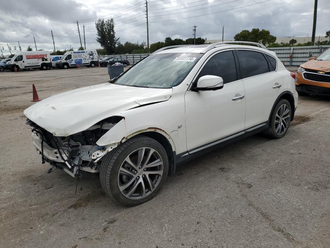 Lot #2974569438 2017 INFINITI QX50