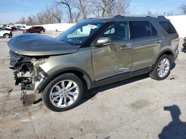 FORD EXPLORER L 2013 green 4dr spor gas 1FM5K8F81DGB53121 photo #1